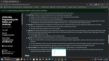 Harvard CS50 Web | Project 4: Network
