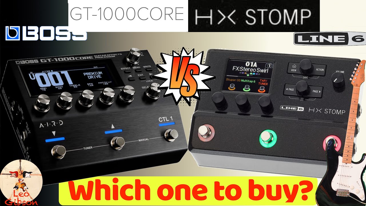 Fremskridt Jeg vil være stærk Mechanics BOSS GT 1000 core vs LINE 6 HX Stomp: which one to buy? - YouTube