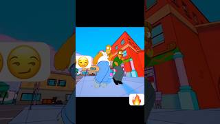 Homer Simpson &amp; Ned Flanders be flexing!😆😆😆#shorts