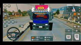 🚛 Mod Truck Thailand Gandeng Trailer HINO 500 Gameplay Android / bus simulator indonesia screenshot 3