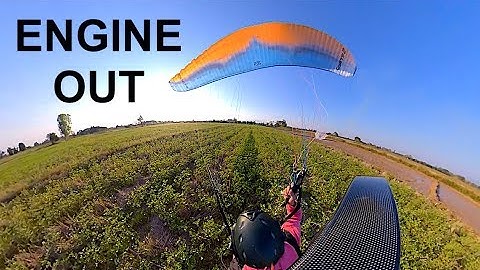 CRAZY paramotor EMERGENCY landing IN 360 VR