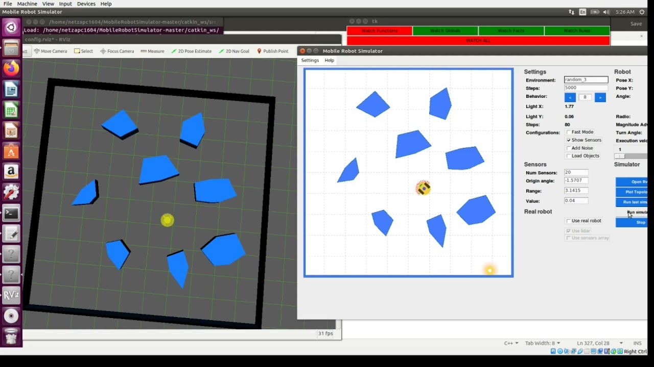 Bug 0, Bug 1, Bug 2, Environments and reductions of sensors range - YouTube