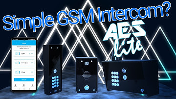 Simple GSM Intercom for Gates and Doors | AES Cellcom Lite Family AVAILABLE NOW!