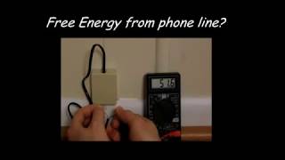 Free Energy from a phone line!