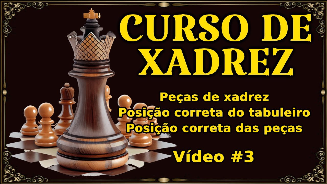 Curso de Xadrez - Generalidades Iniciais - Vídeo #3 