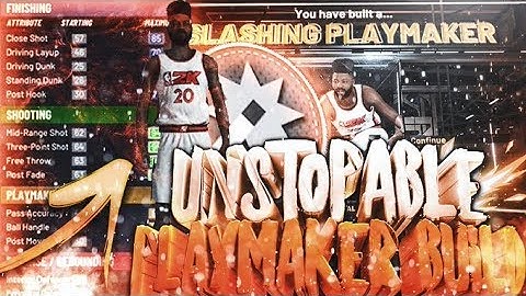 UNSTOPABLE PLAYMAKER BUILD ! GOATED SLASHING PLAYMAKER BUILD IN NBA 2K20!