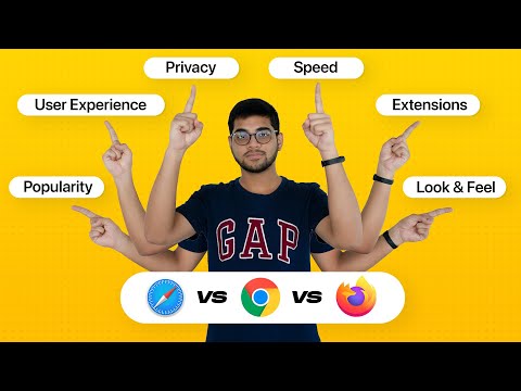 Safari Vs Google Chrome Vs Firefox | Which is the Best Browser for your iPhone in 2021? (Hindi)