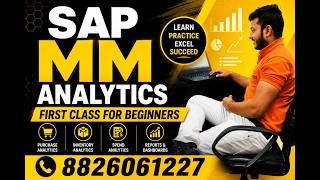 SAP MM Analytics First Class For Beginners In Hindi |