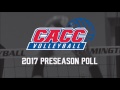 2017 CACC Volleyball Preseason Coaches Poll