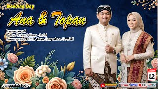 🔴#liveulangB3 - FLAVA Music | Wedding Day ' ANA & TOPAN ' Trowangsan 12/10/25 | #janggala_studio |