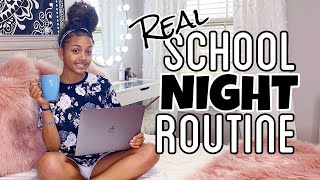 My Real School Night Routine | LexiVee03