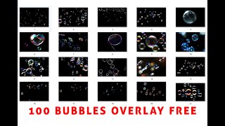 100 Bubbles overlay free