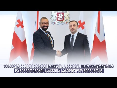შეხვედრა გაერთიანებული სამეფოს საგარეო, თანამეგობრობისა და განვითარების საქმეთა სახელმწიფო მდივანთან