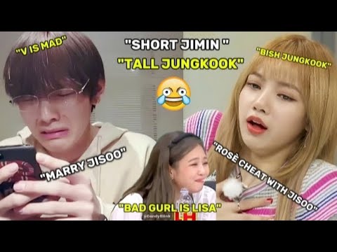 WHEN BTS AND BLACKPINK FIGHT WITH MISHEARD LYRICS 😂 || #Bangpink