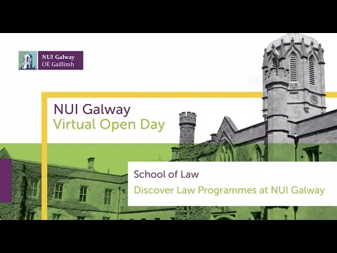 Discover Law Programmes at NUI Galway