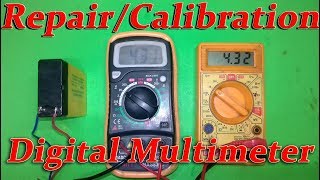 How to Calibrate Repair Digital Multimeter | Repair Digital MultiMeter | Wrong Reading Multimeter