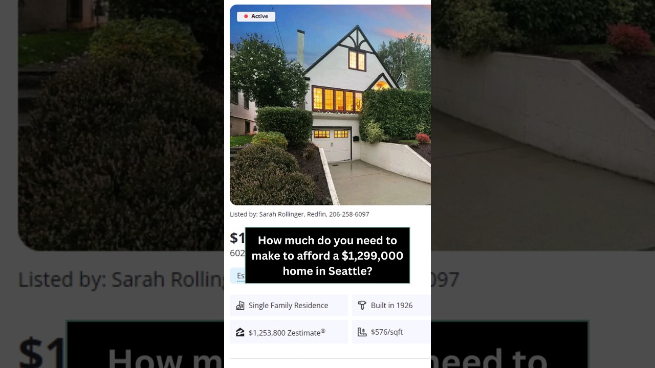 Can you afford this house in Seattle? 