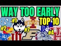 Way too early top 10  college basketball 20242025 season