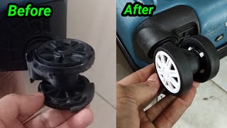 How to Easily Replace the Wheels on a Double-Sided Suitcase at Home