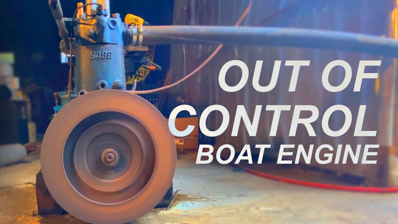 Boat engine goes out of control on first test run