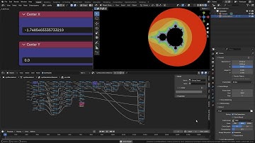 Mandelbrot Set | Blender EEVEE NPR Prototype | Animation Nodes