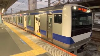 398M 常磐快速線 E531系K402＋K478編成 快速 上野行 取手駅4番線 発車 1105-32