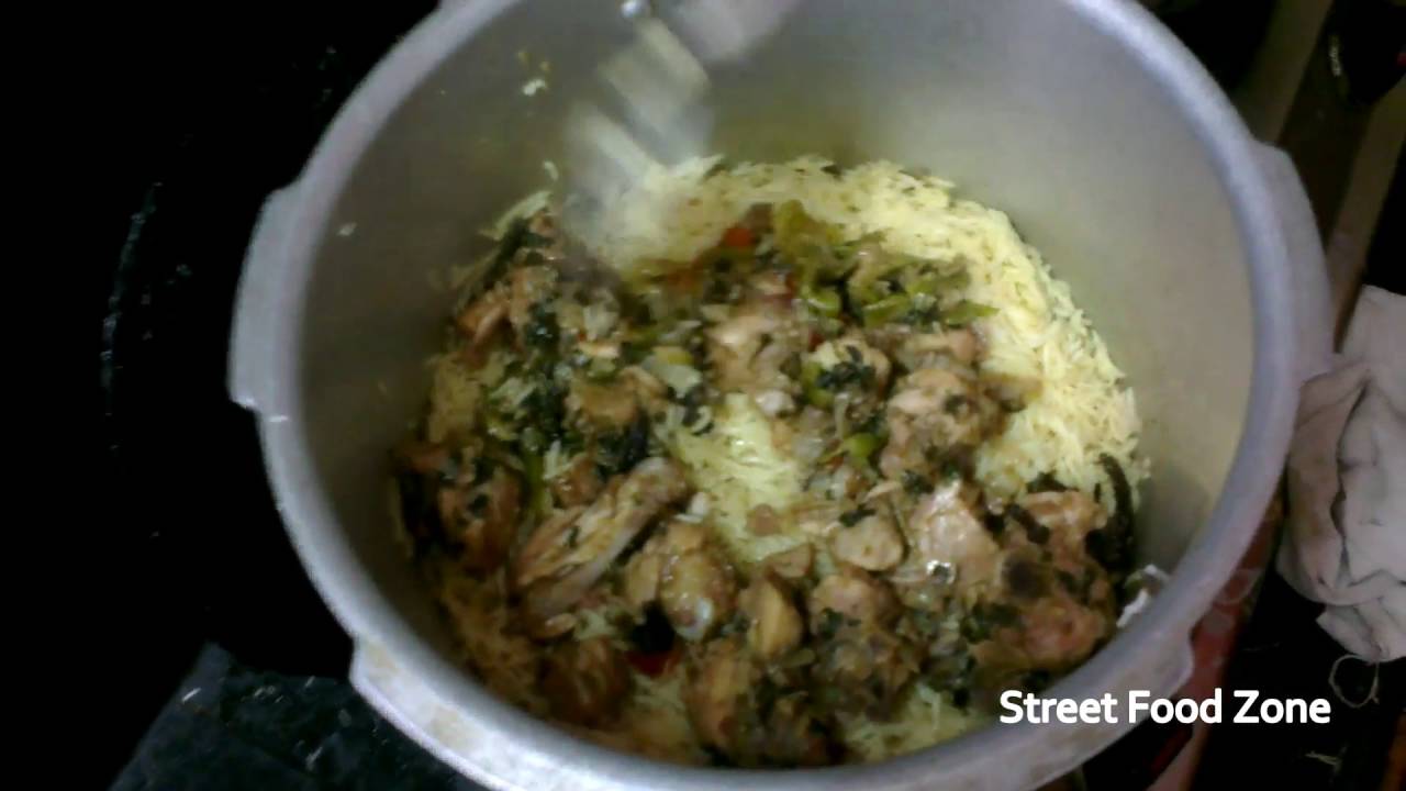 Chicken Dum Biryani Making at Home | Andhra Food | Indian Home Food | Street Food Zone