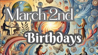 March 2nd Birthdays | Traits | Astrology Profile | Pisces 🐟