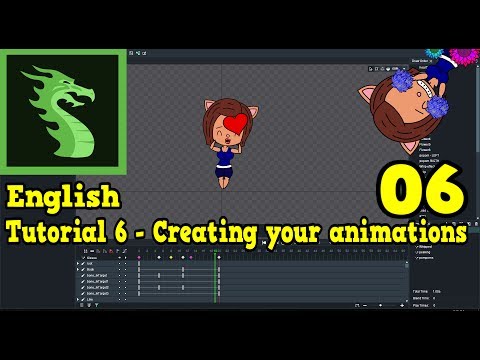 Dragonbones Pro 5.2: Tutorial 6 - Creating your animations