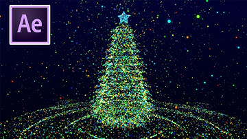 Creating a CHRISTMAS TREE in After Effects with Trapcode Particular! Tutorial for Beginners!