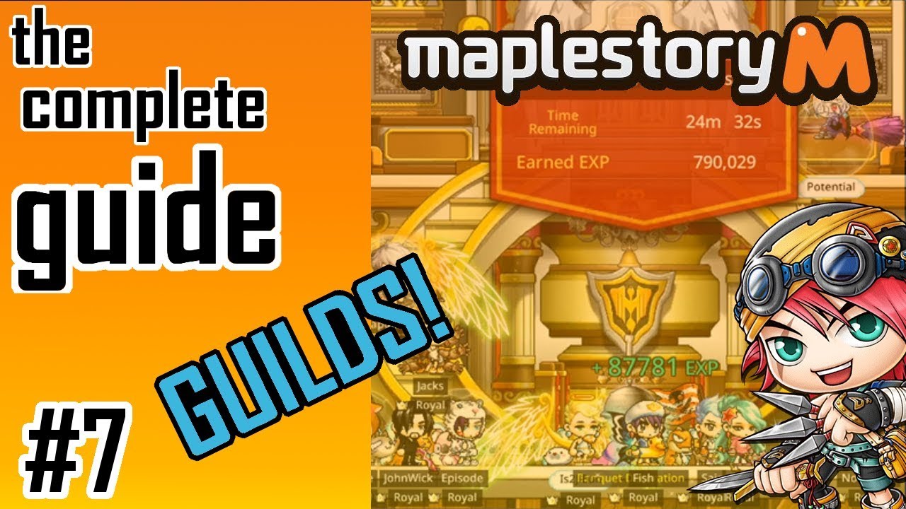 Maplestory M The Complete Guide to GUILDS! YouTube