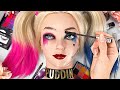 Werde verrckt mit harley quinn  einzigartiges makeup  diorama im kopf 