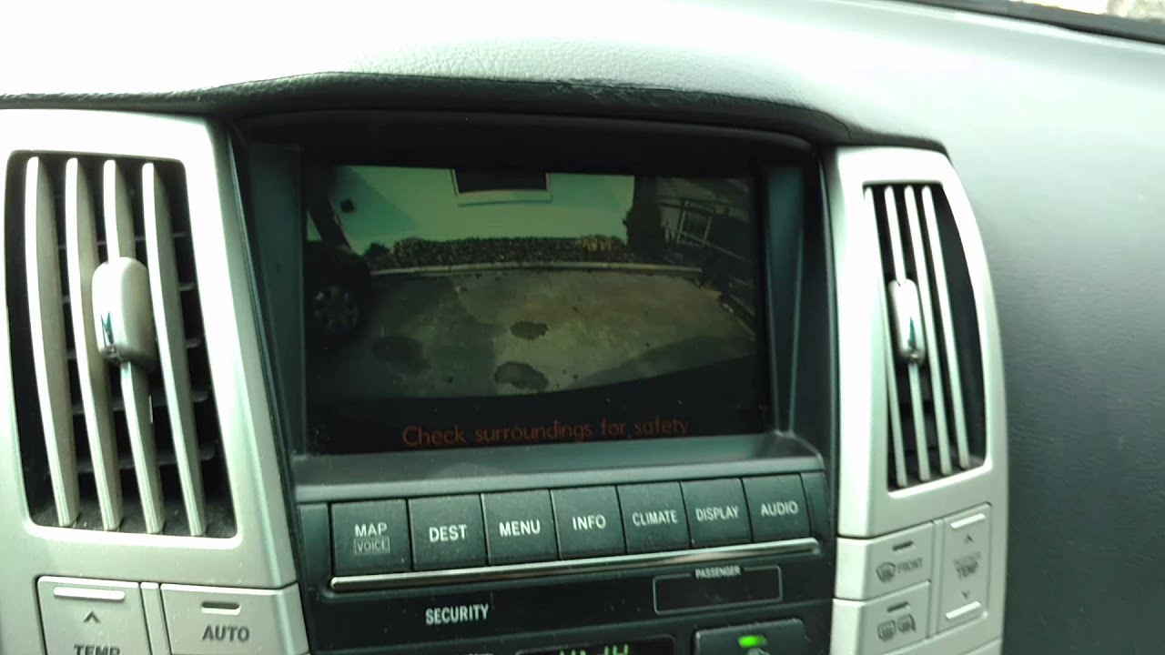 Lot 1 2007 Lexus RX350 Backup Camera YouTube