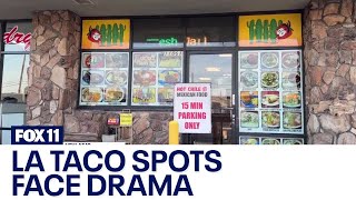 LA's San Fernando Valley taco spots face drama between one another