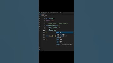 Structs in Go Lang   #coding #computerscience #golang  #golanguage #go