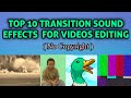 Top 10 Transition Sound Effects for Video Editing (No Copyright)