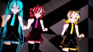 MMD: Fukkerita (LAT Miku, Teto, Rin)