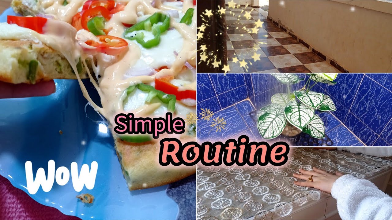 عاصفة بره.. ونشاط جوه! 💪 رتبت الجزامة، غسلت الشجر، وعملت أحلى فطير 🥐✨