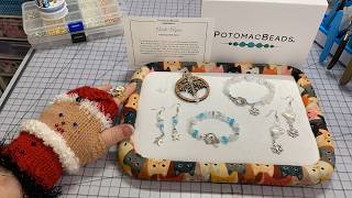 @Potomacbeadco Arctic Aqua Bead Haul & Finished Jewelry | Winter Jewelry