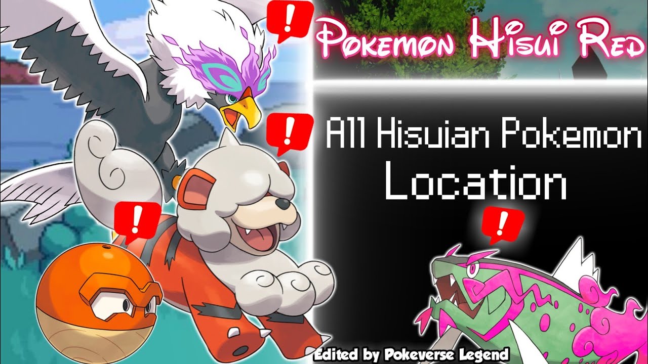 Pokemon Hisui Red Cheats ⁉️ 