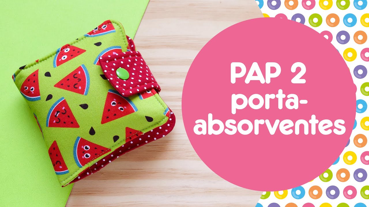 PAP nº 2 - Porta-absorventes com bolso e zíper