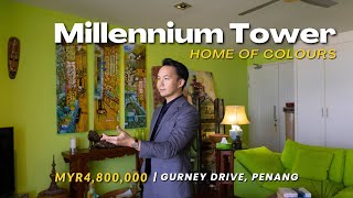 Millennium Tower “Home of Colours” @ Gurney Drive Home Tour #52 · Property Penang