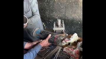 How to repair broken drive shaft of hino truck ?