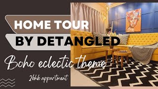 Home Tour of an Interior Designer #Boho Eclectic Theme#2bhk#hometour#subscribe#shorts