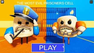 NEW UPDATE! BARRY PRISONER HEAD Vs BARRY COP HEAD in BARRY'S PRISON RUN! New Scary Obby #Roblox