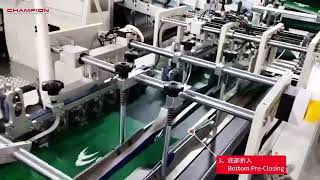 Paper Bag Machine with Automatic Double Sheets & Tube Forming System