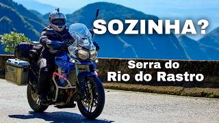Serra do Rio do Rastro de Moto Sozinha | Acampando pelo caminho em SC