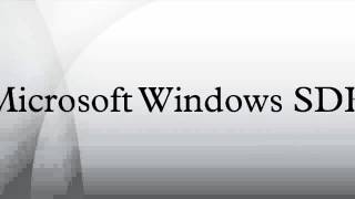 Microsoft Windows SDK