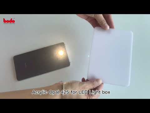Acrylic Opal 425 for LED light box