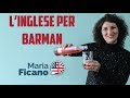 L'inglese per lavorare come barman